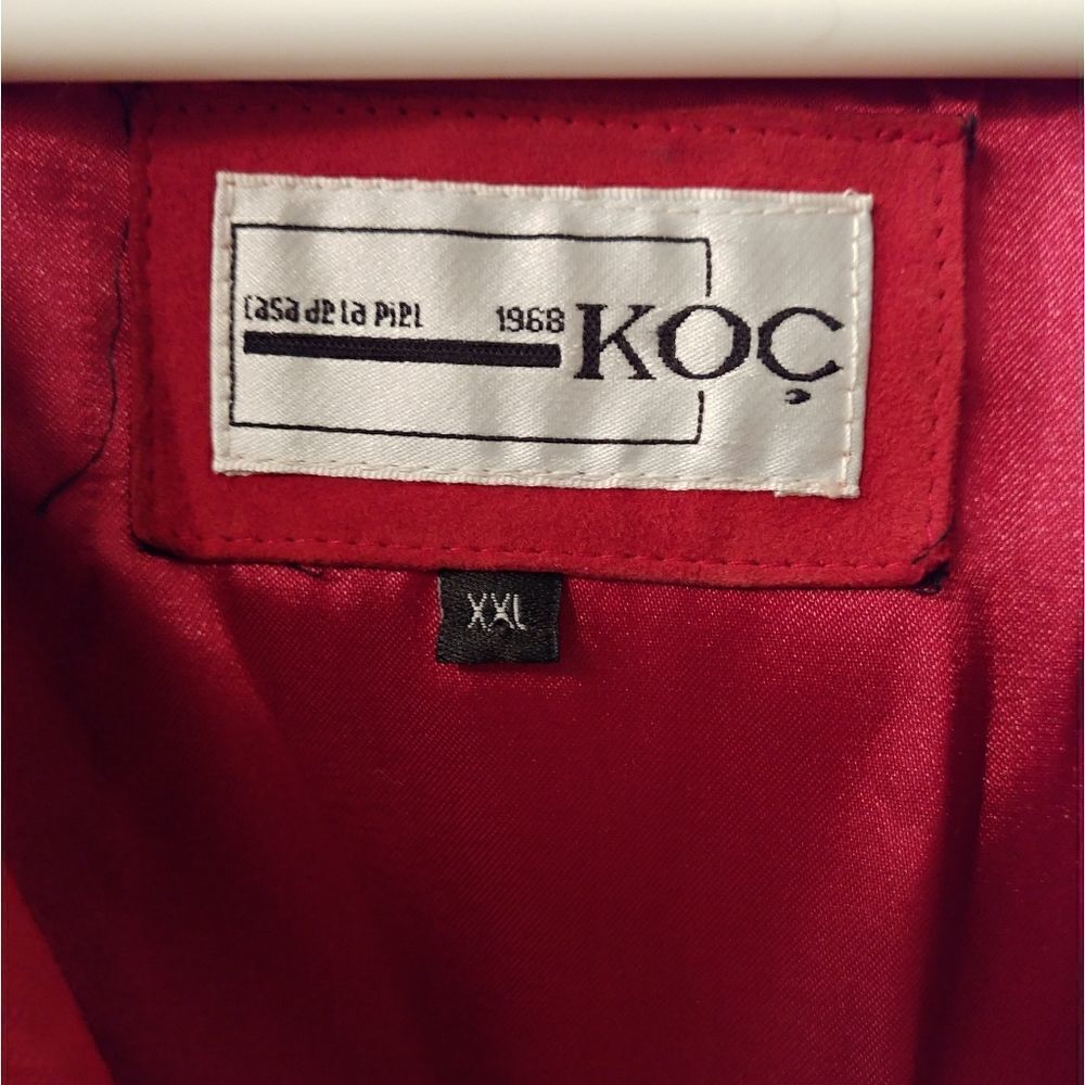 KOC Casa de la Piel Burnt Orange Lamb Suede Jacket - Picture 5 of 8